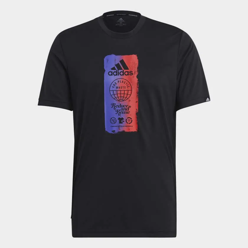 Adidas Men's Primeblue Oceans Icons Graphic Tee GL3263