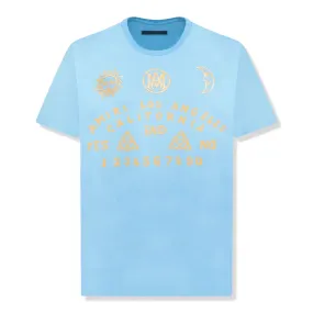 Amiri Ouija Board Carolina Blue T Shirt