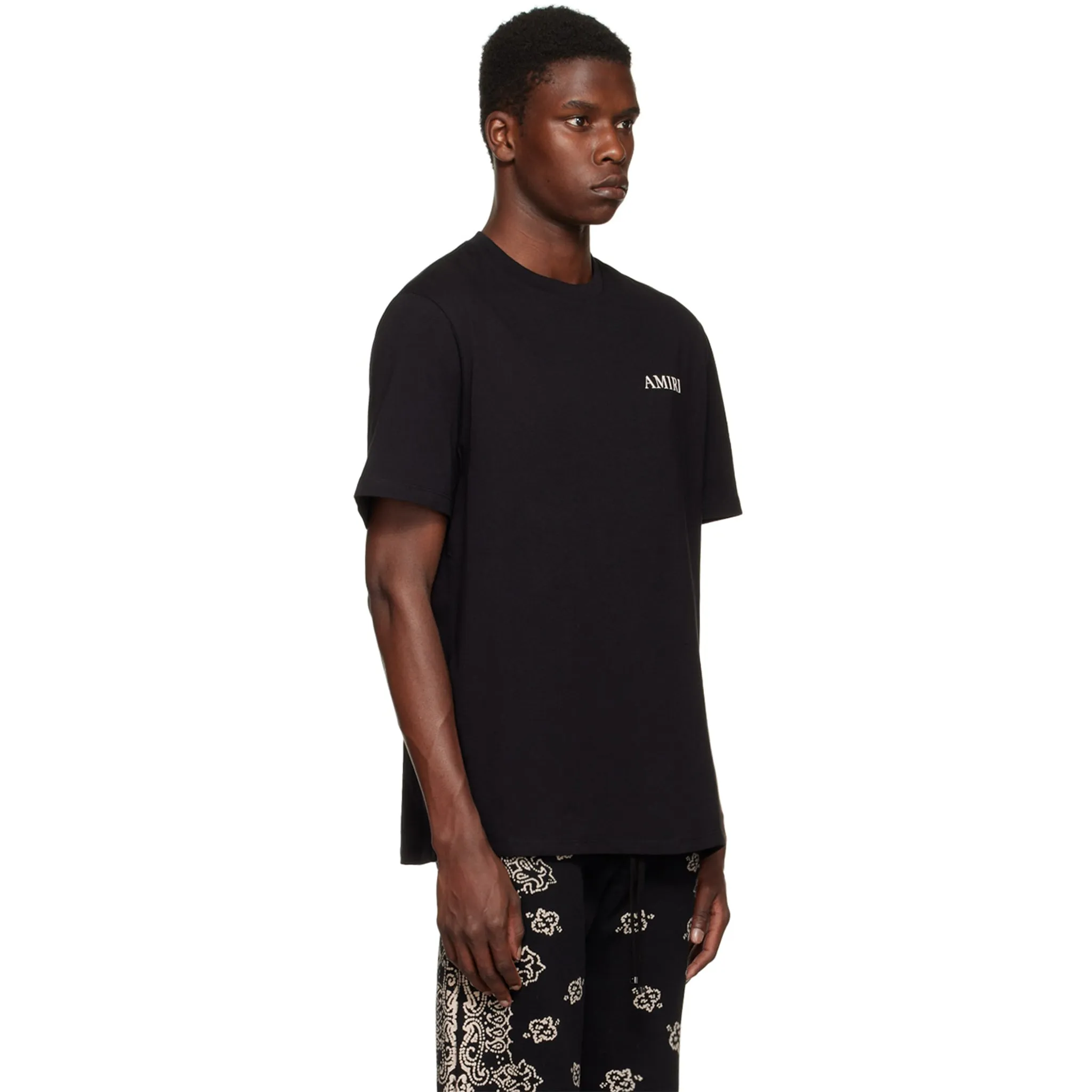 Amiri Puff Logo T Shirt Black