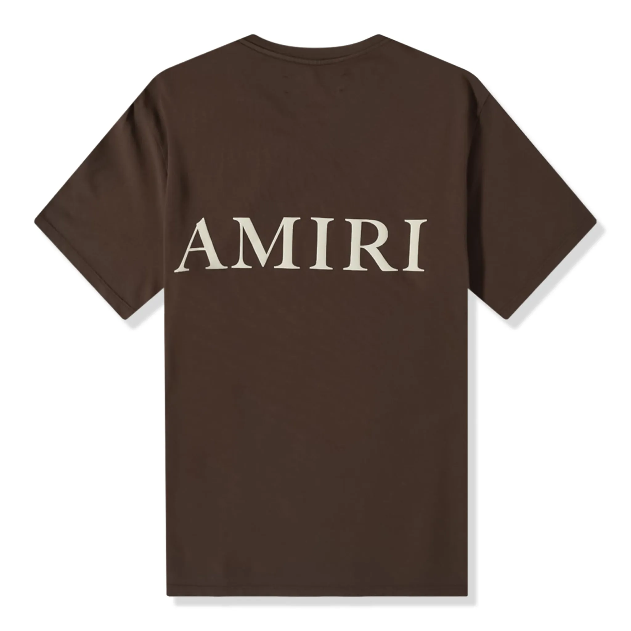 Amiri Puff Logo T Shirt Brown