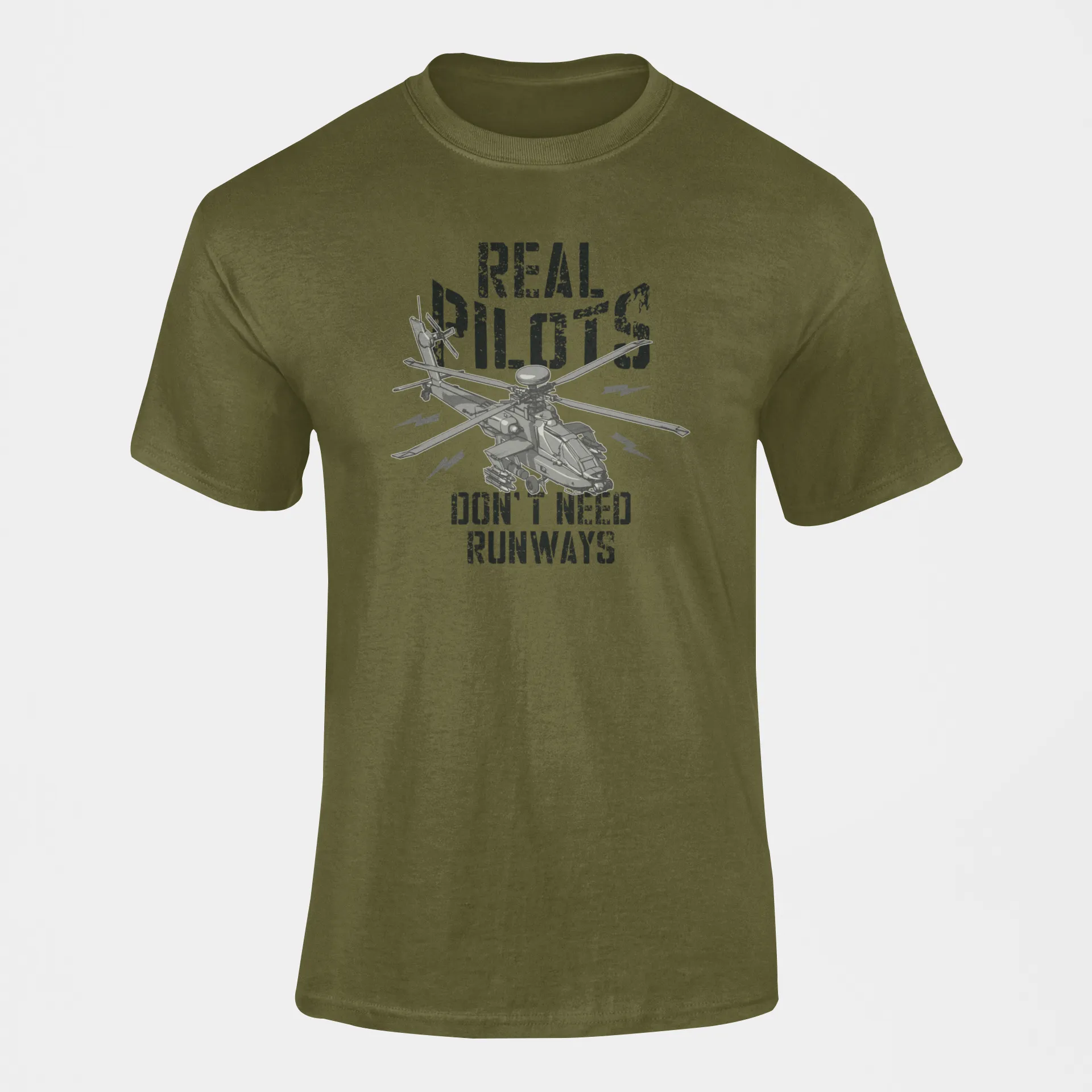 Army T-shirt - Real Pilots Don't Need Runways (Men)