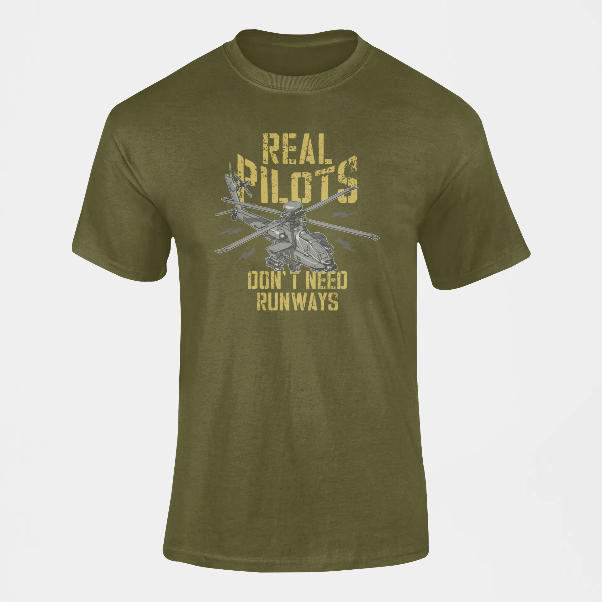 Army T-shirt - Real Pilots Don't Need Runways (Men)