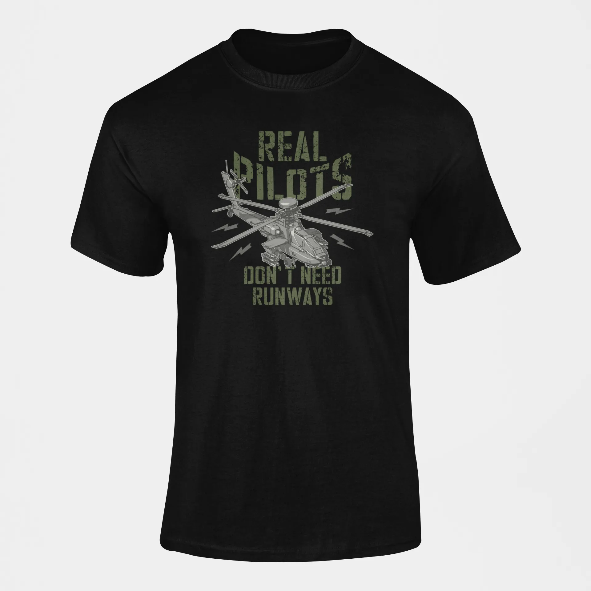 Army T-shirt - Real Pilots Don't Need Runways (Men)