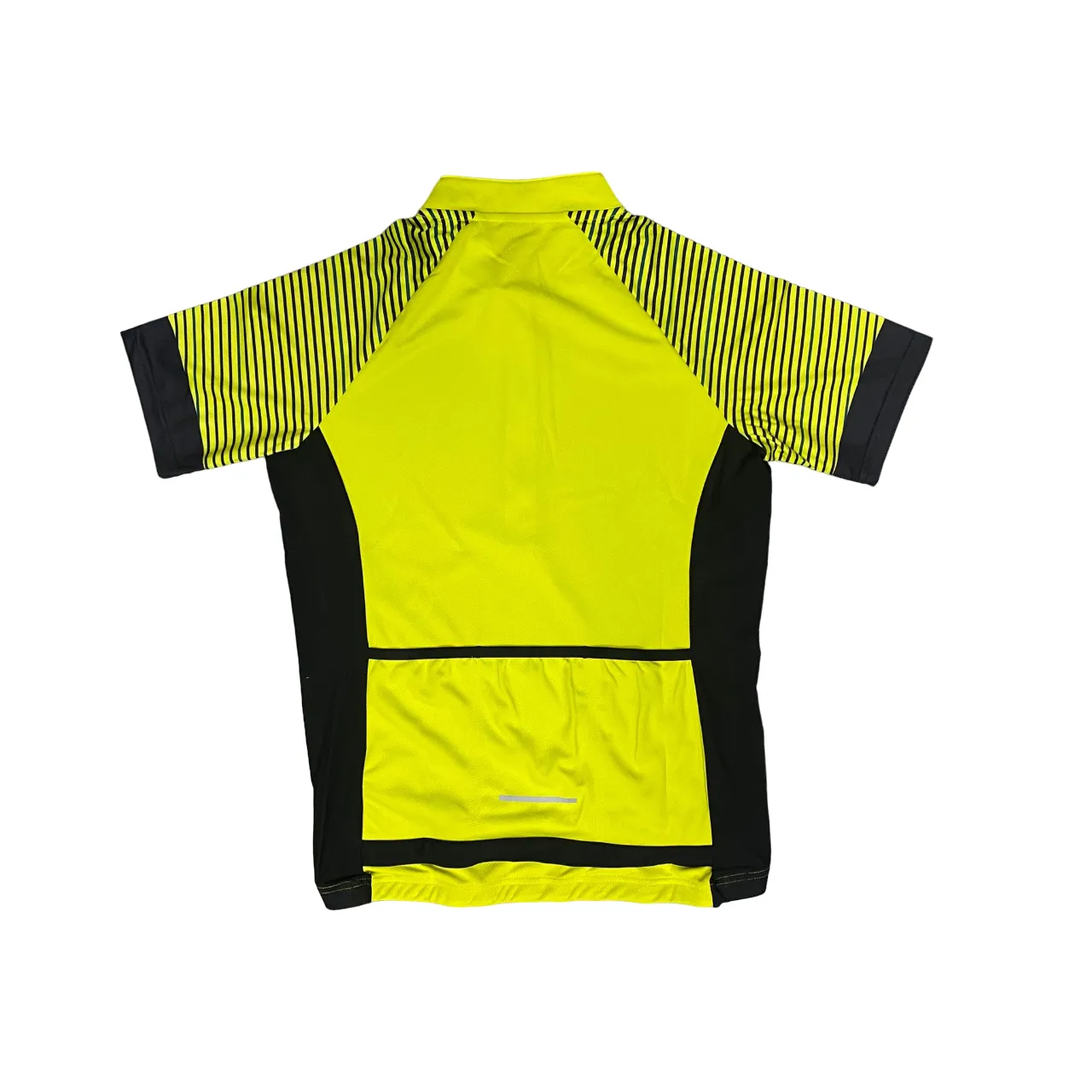 Astrolabe men's cycling t-shirt with half zip and back pockets K37X Q4R yellow