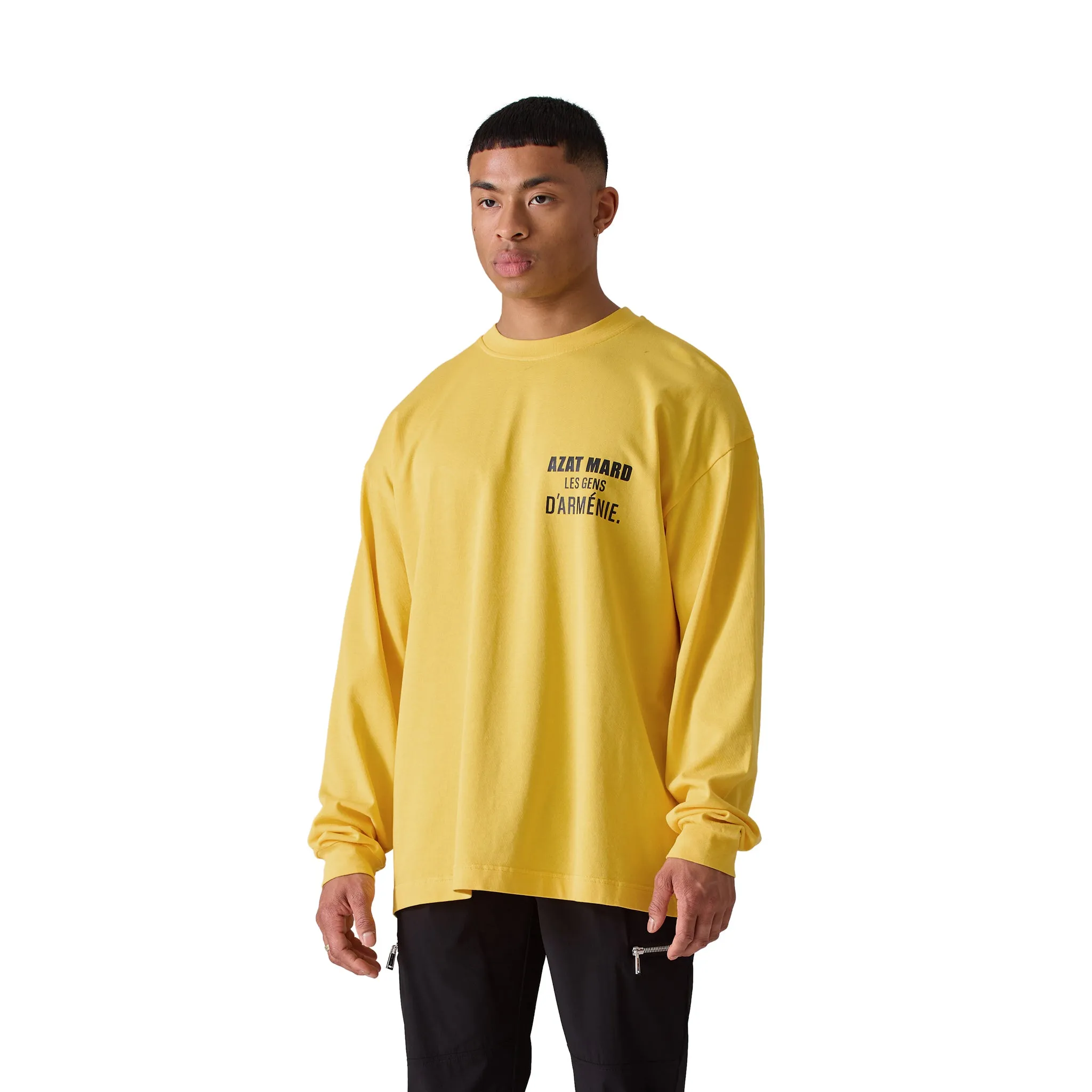 Azat Mard Les Gens L/S T Shirt Yellow