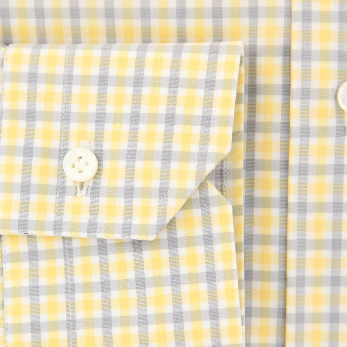 Barba Napoli Yellow Shirt - Slim