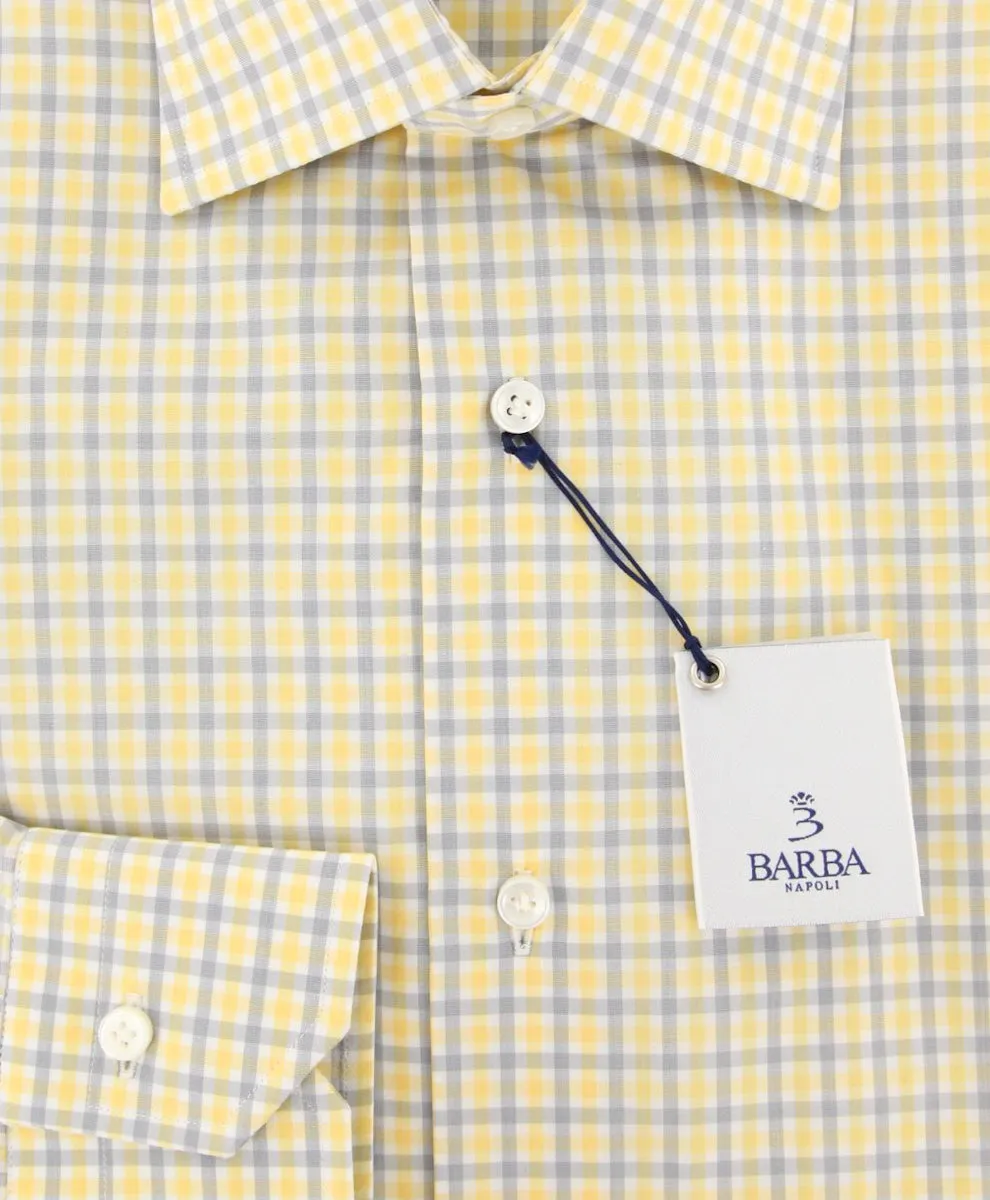 Barba Napoli Yellow Shirt - Slim