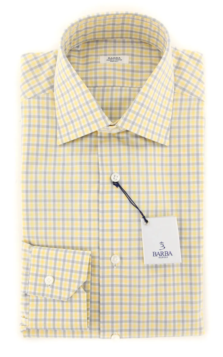 Barba Napoli Yellow Shirt - Slim