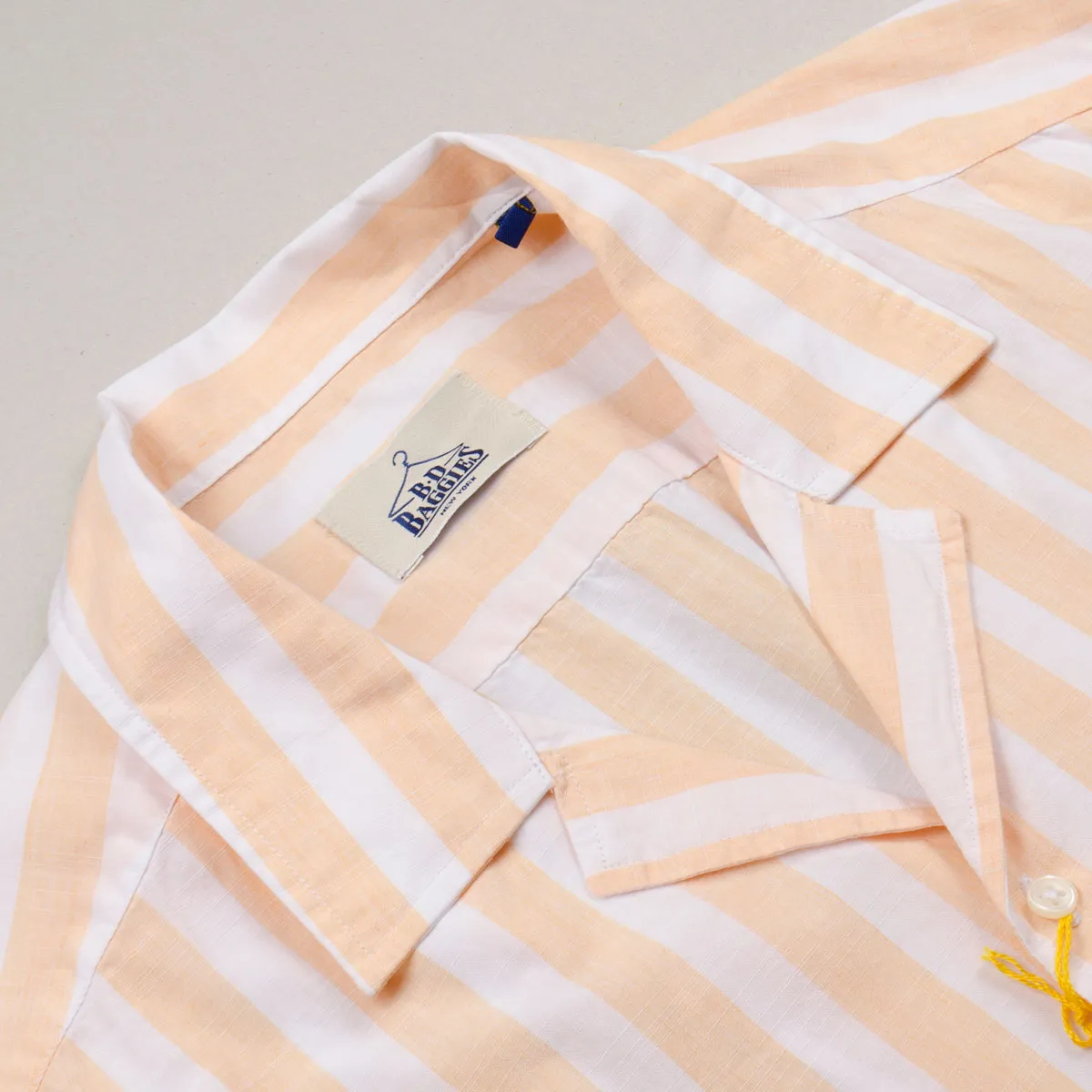 BD Baggies - Hawaiian Shirt - Yellow Stripes