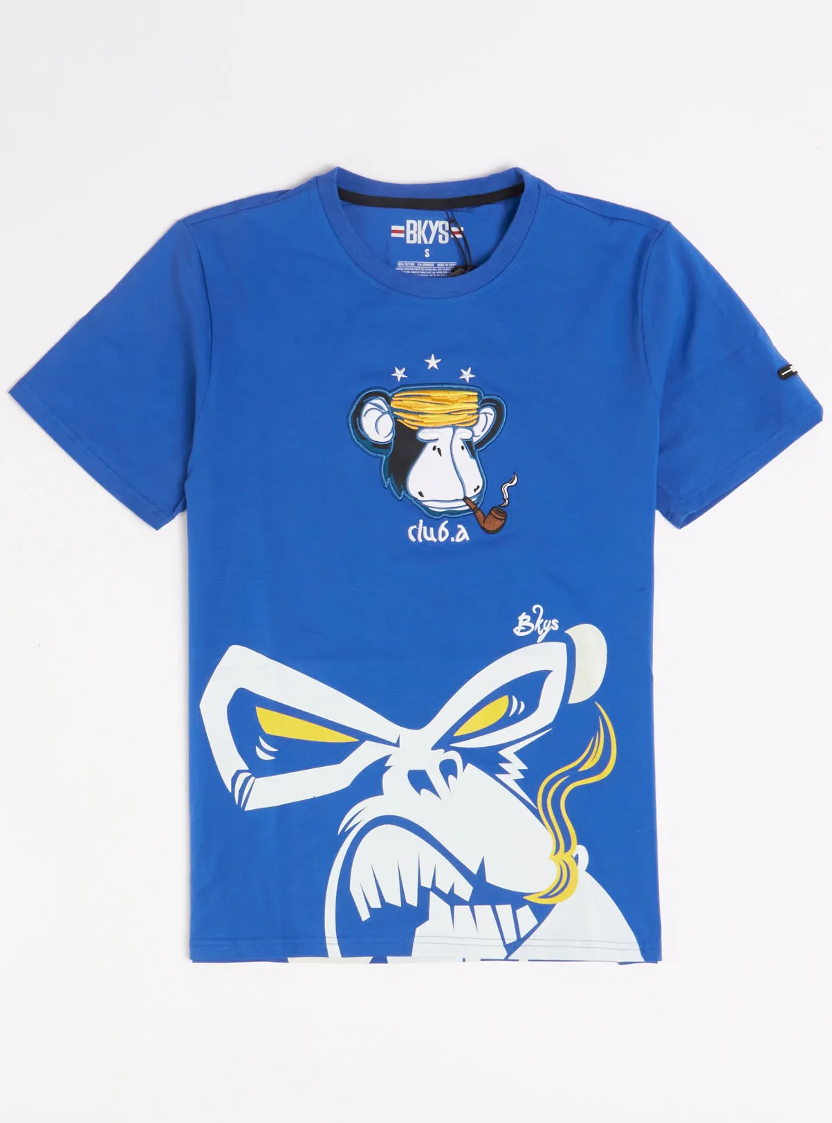 Bkys T-Shirt - Club Ape - Royal Blue - T614