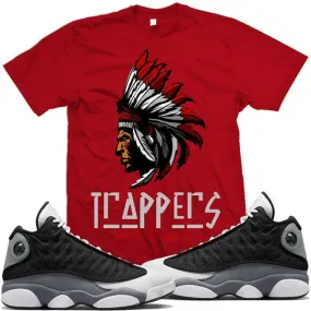 Black Flint 13s Shirt to Match : Jordan Retro 13 Black Flint Sneaker Tees : TRAPPERS