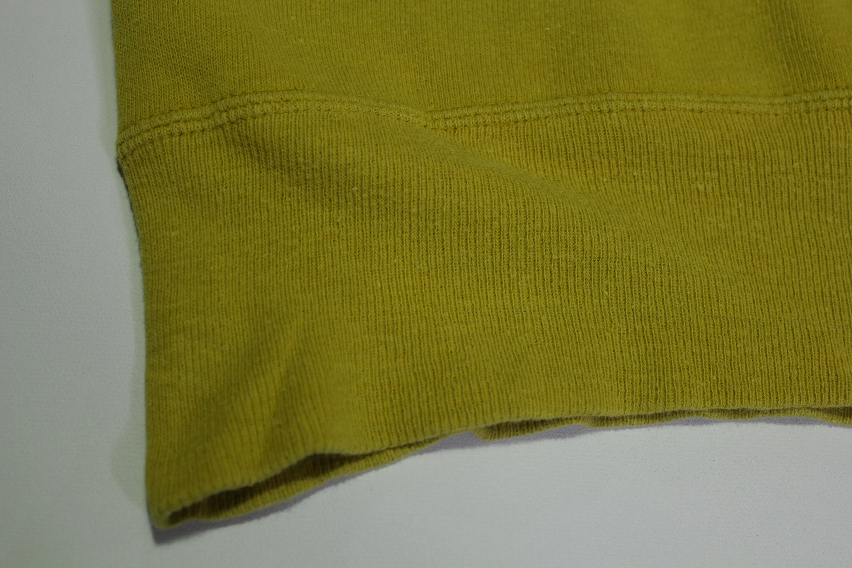 Blank Yellow 60's Vintage Gusset Chain Stitched Crewneck Sweatshirt