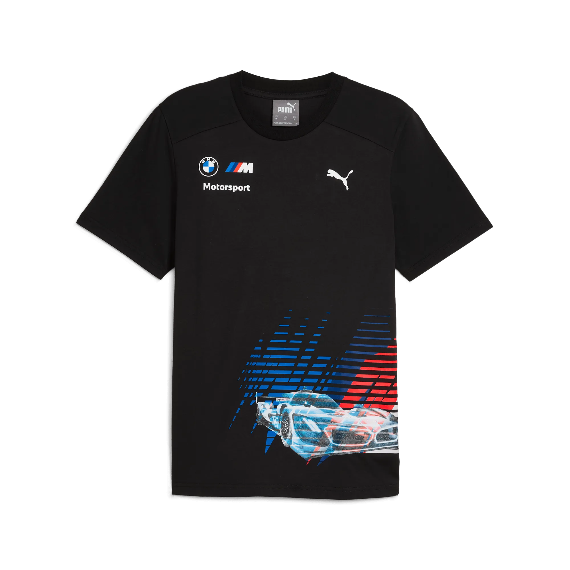 BMW Motorsports Men's USA Race T-Shirt- Black