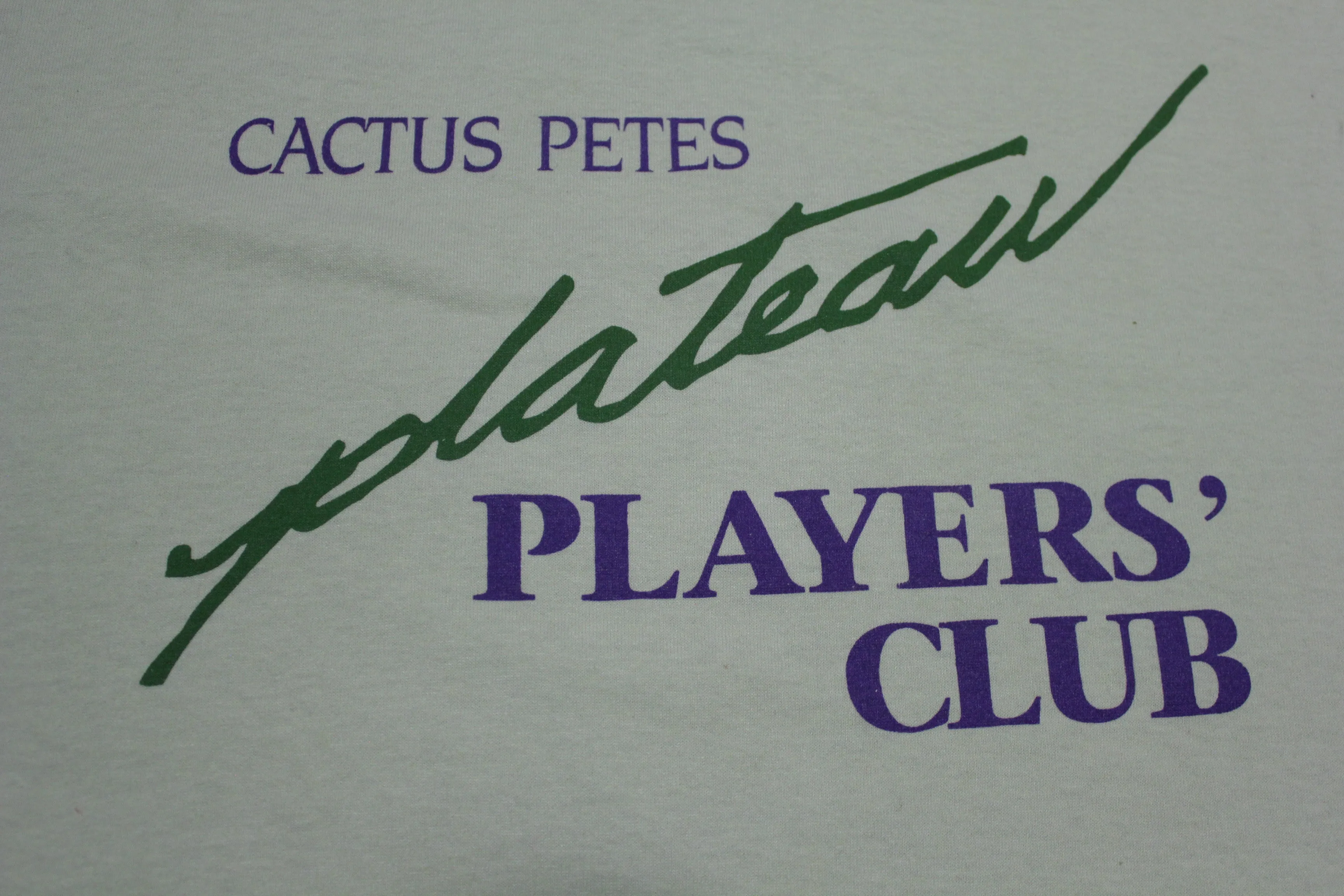 Cactus Pete's Players Club Vintage 90's Single Stitch USA Hanes T-Shirt