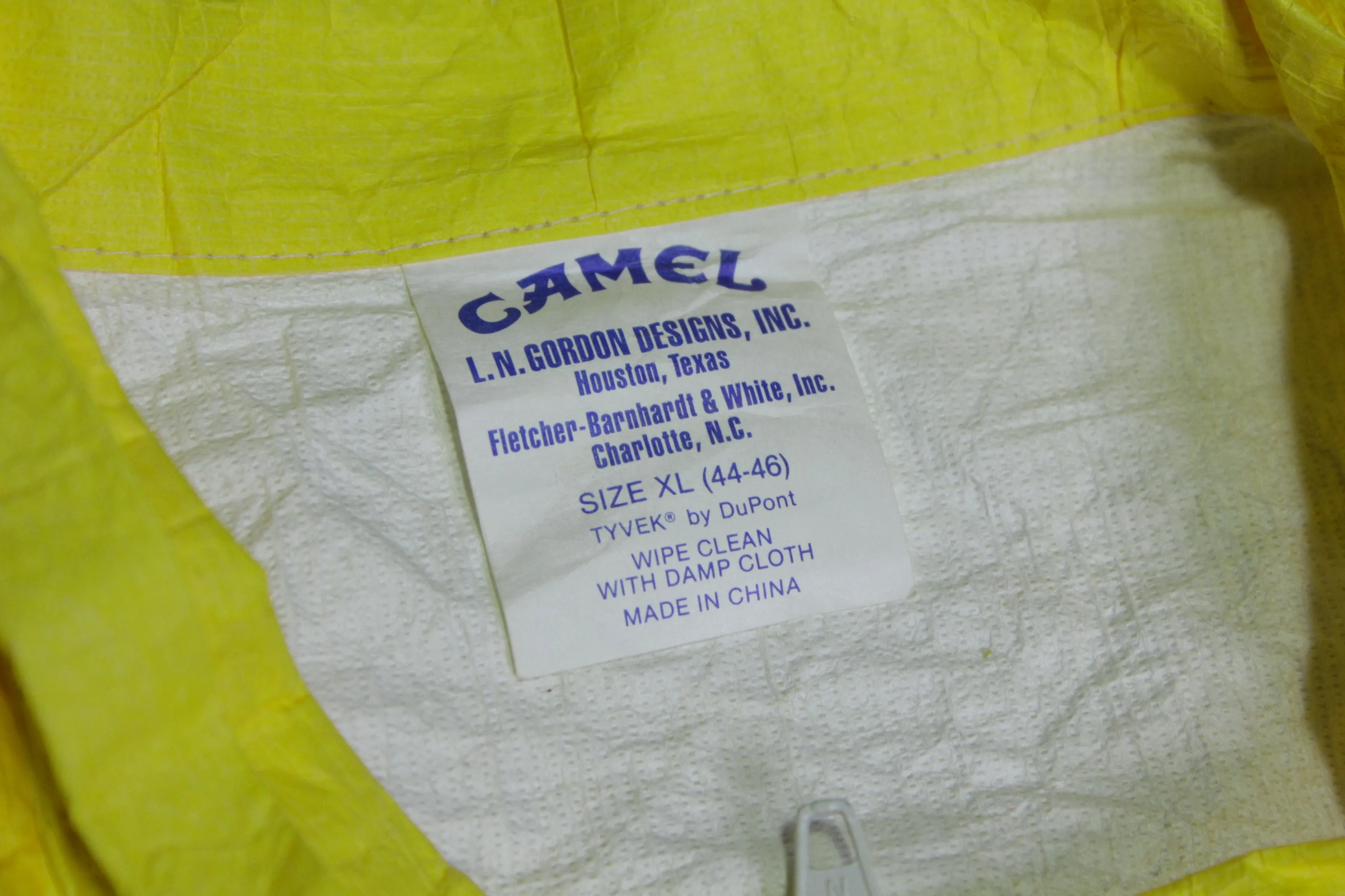 Camel Cigarettes Vintage 90's Smoking Twins Tyvek Tobacco 1992 Jacket