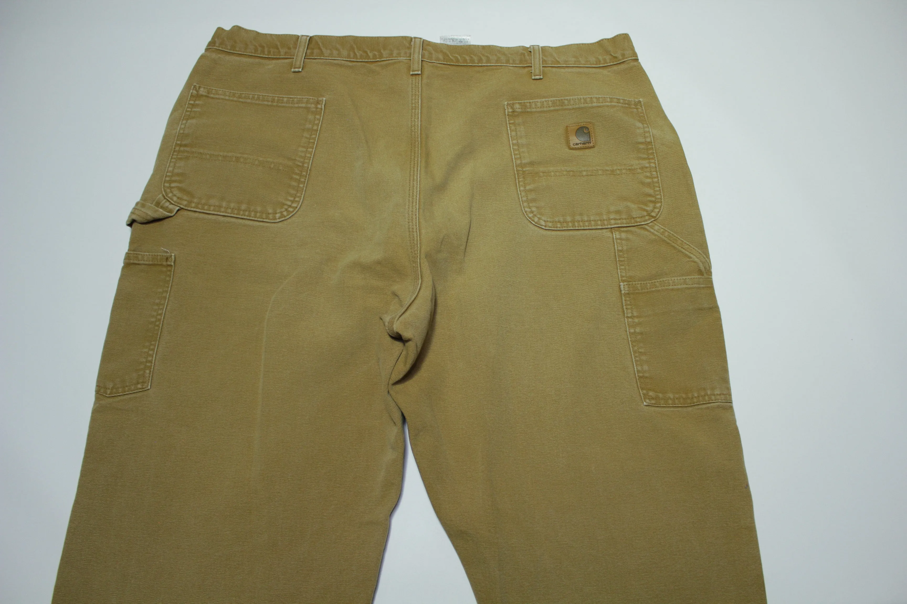 Carhartt B11 PTB Distressed Dungaree Fit Duck Wash Canvas Work Construction Pants