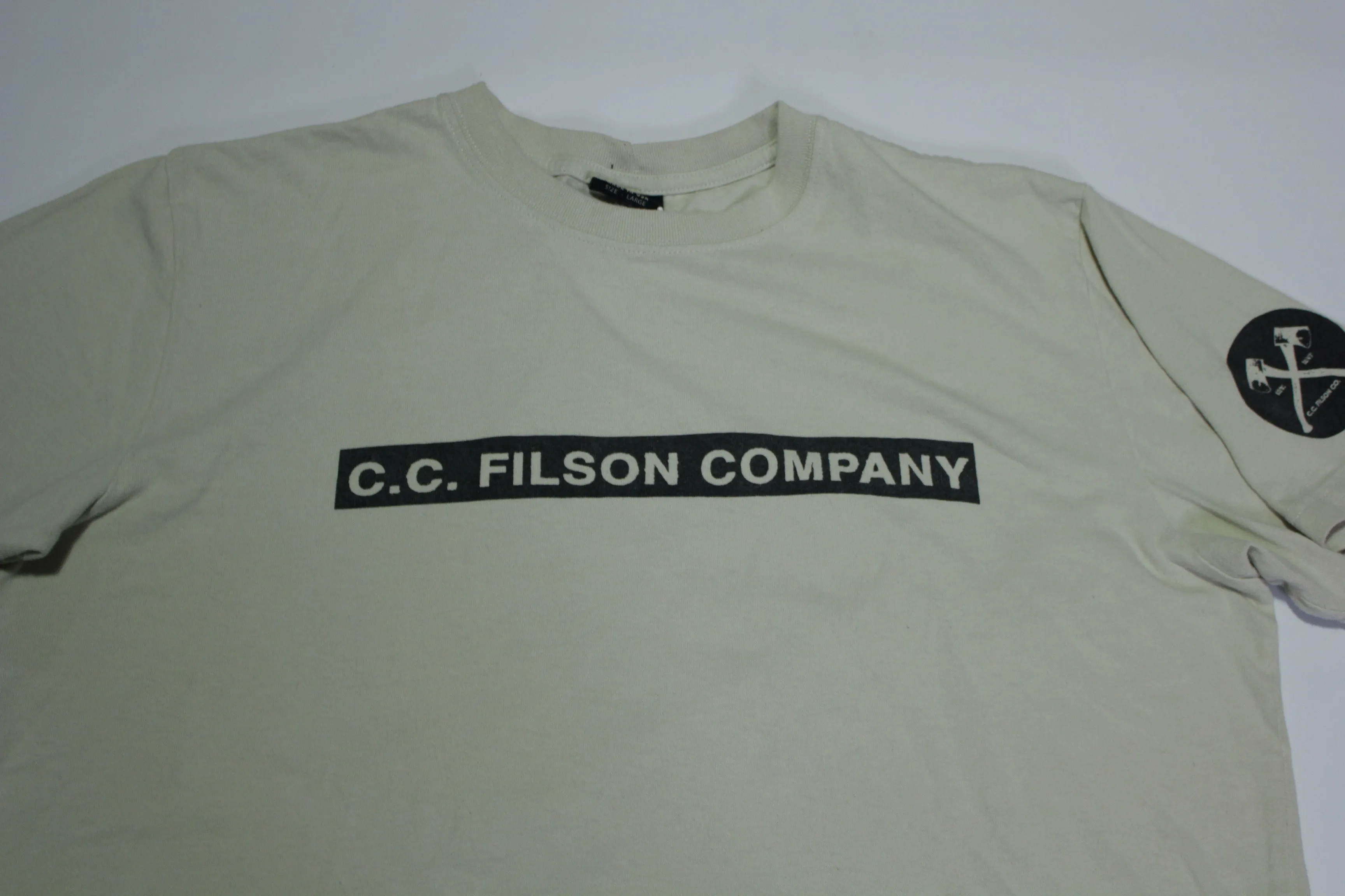 C.C. Filson Company Through Any Weather Big Graphic Made in USA T-Shirt