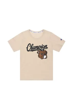 CHAMPON JUNIOR GRAPHIC BEIGE TEE