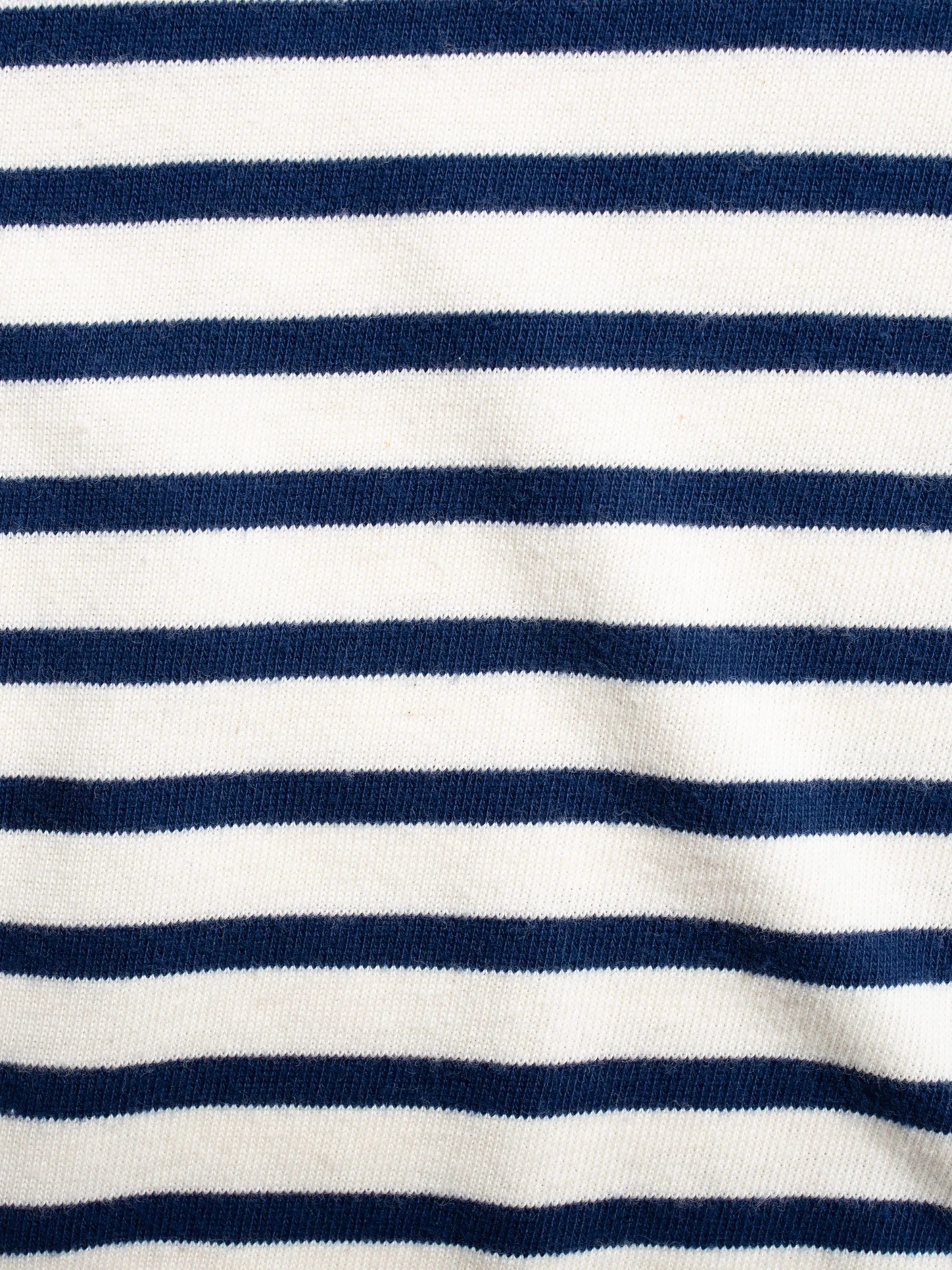 Charles Stripe LS T-shirt, Offwhite/Blue