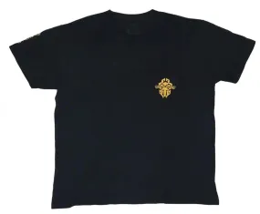 CHROME HEARTS YELLOW DAGGER T SHIRT BLACK