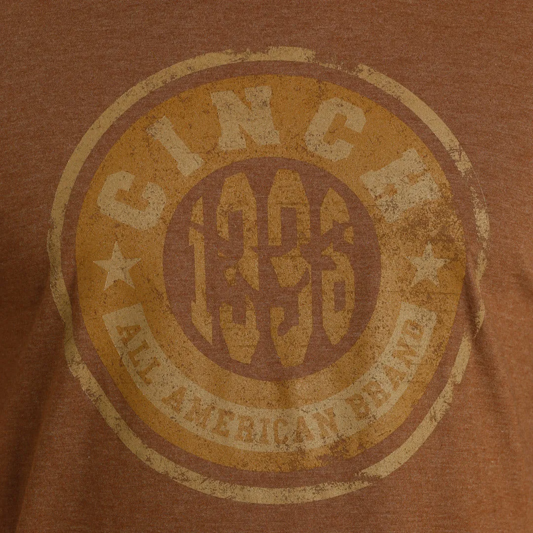 Cinch Men's Logo Graphic T-Shirt In Brown