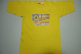 Damn I'm Good Vintage 80's Sparkle Transfer Panel T-Shirt