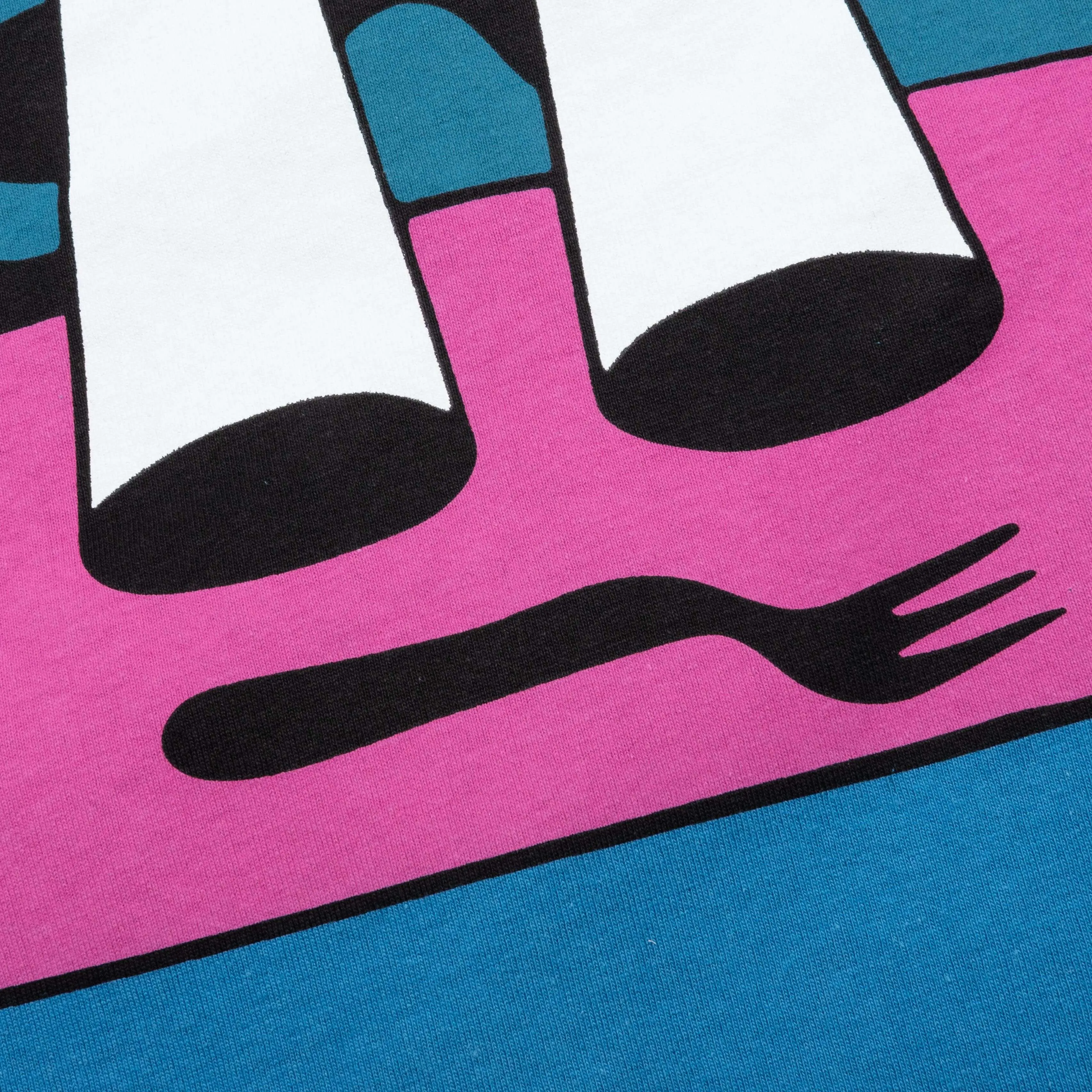 Fucking Fork T-Shirt - Slate Blue