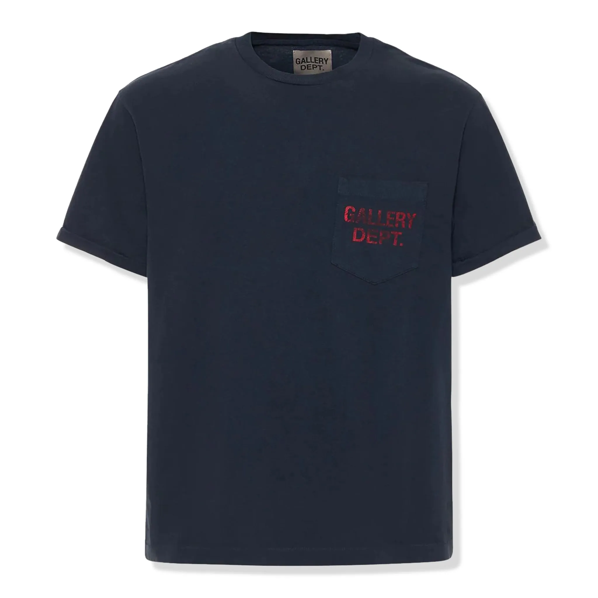 Gallery Dept. Chest Logo Black Pocket T Shirt