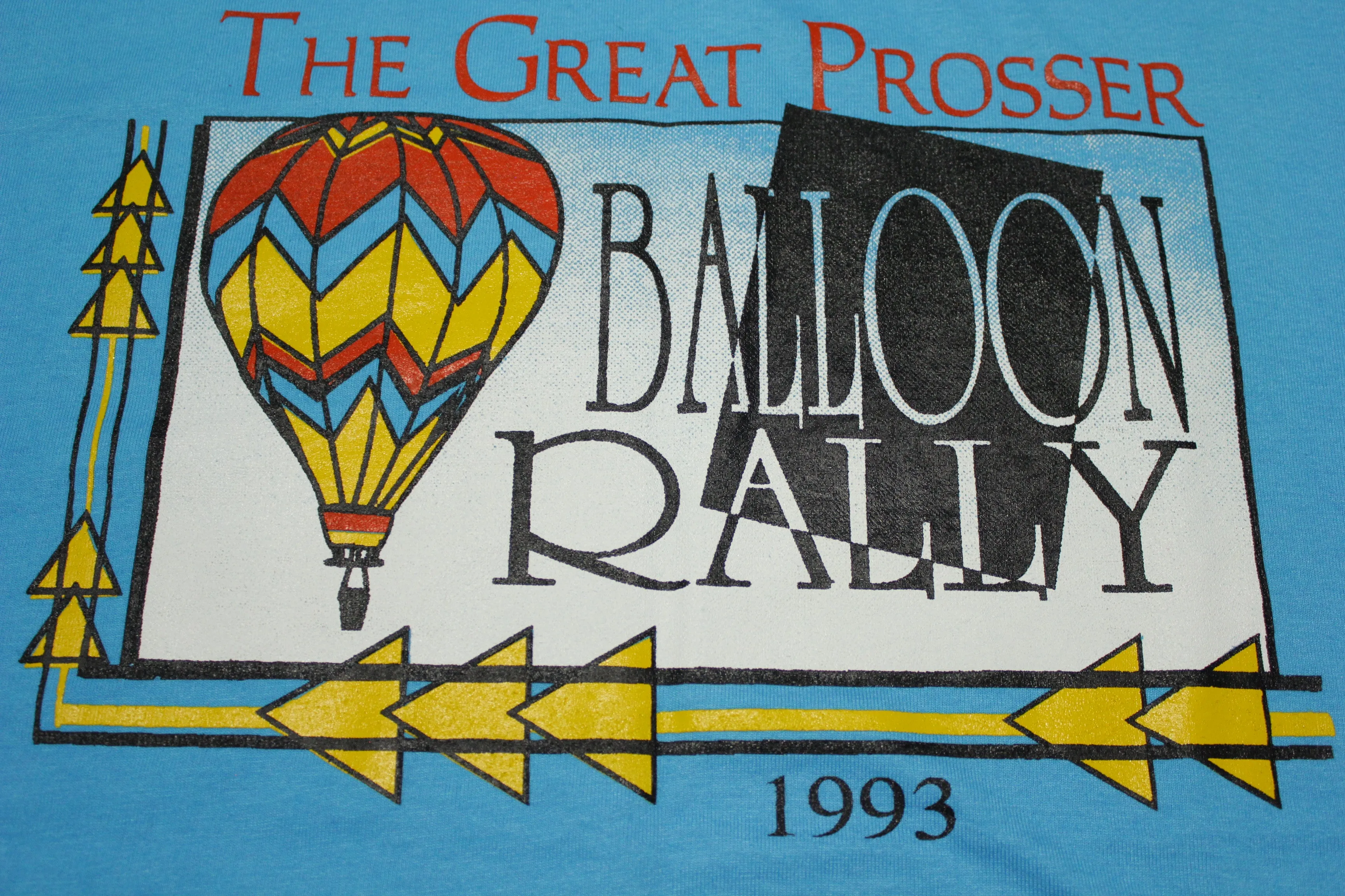 Great Prosser Balloon Rally 1993 Giant Budweiser Vintage USA T-Shirt