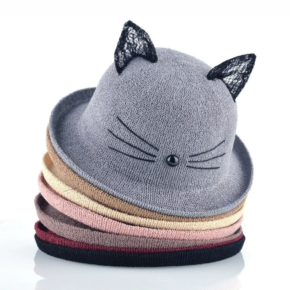 Hat Drag Kitten (Gray)