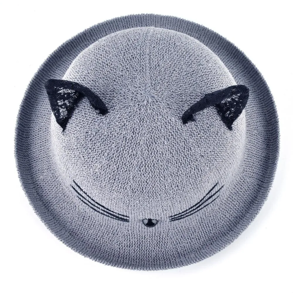 Hat Drag Kitten (Gray)