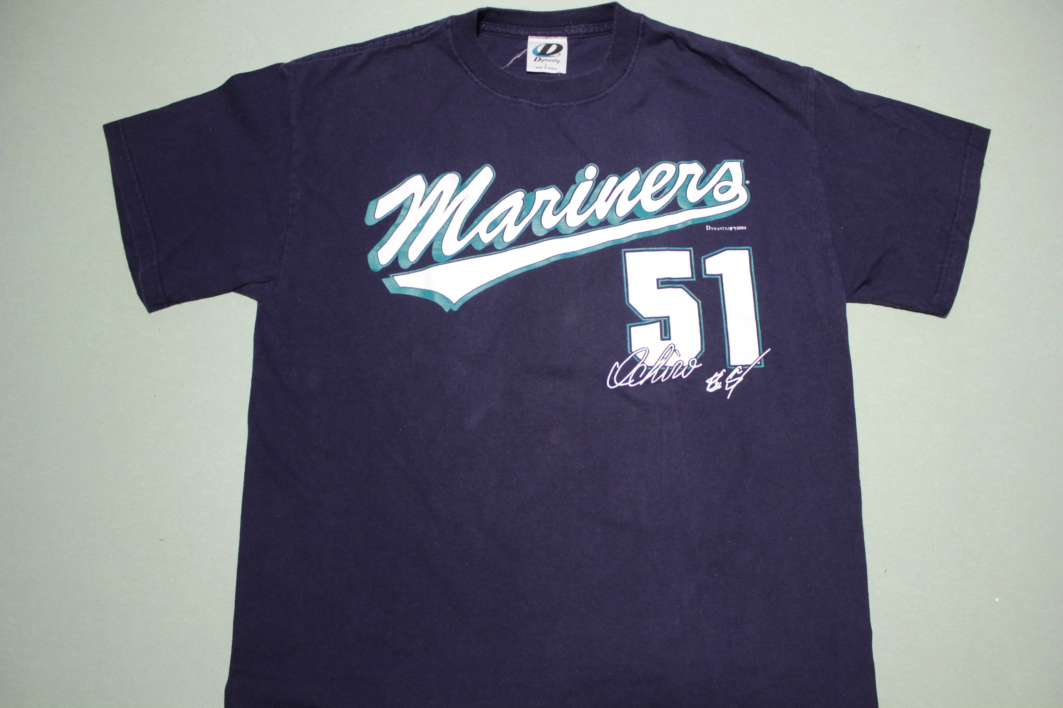 Ichiro 51 2004 Seattle Mariners Dynasty Baseball T-Shirt