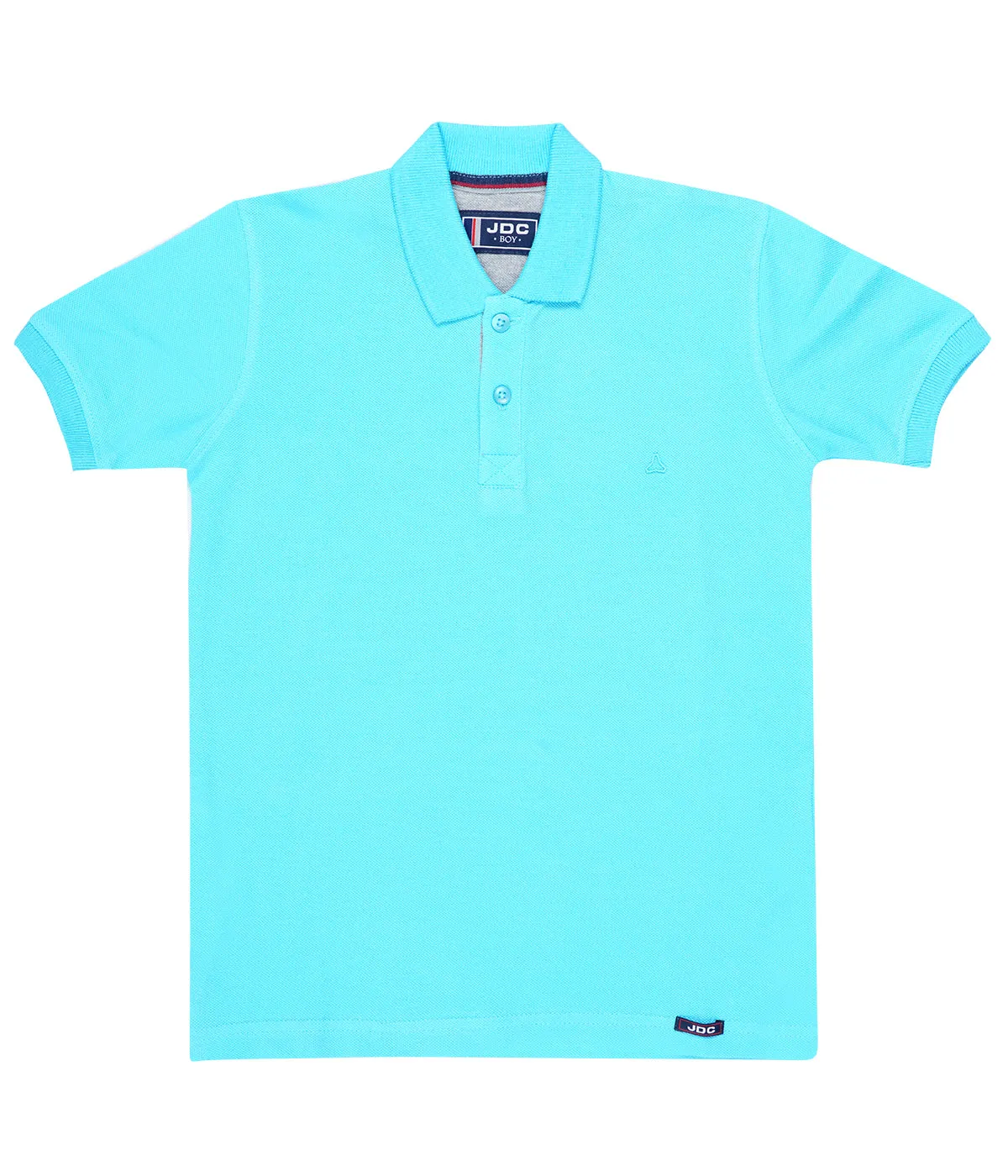 JDC Boy's Light Blue Solid T-Shirt