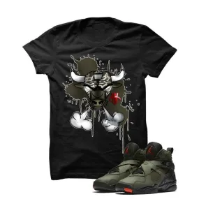 Jordan 8 Undefeated Black T Shirt (Bully)