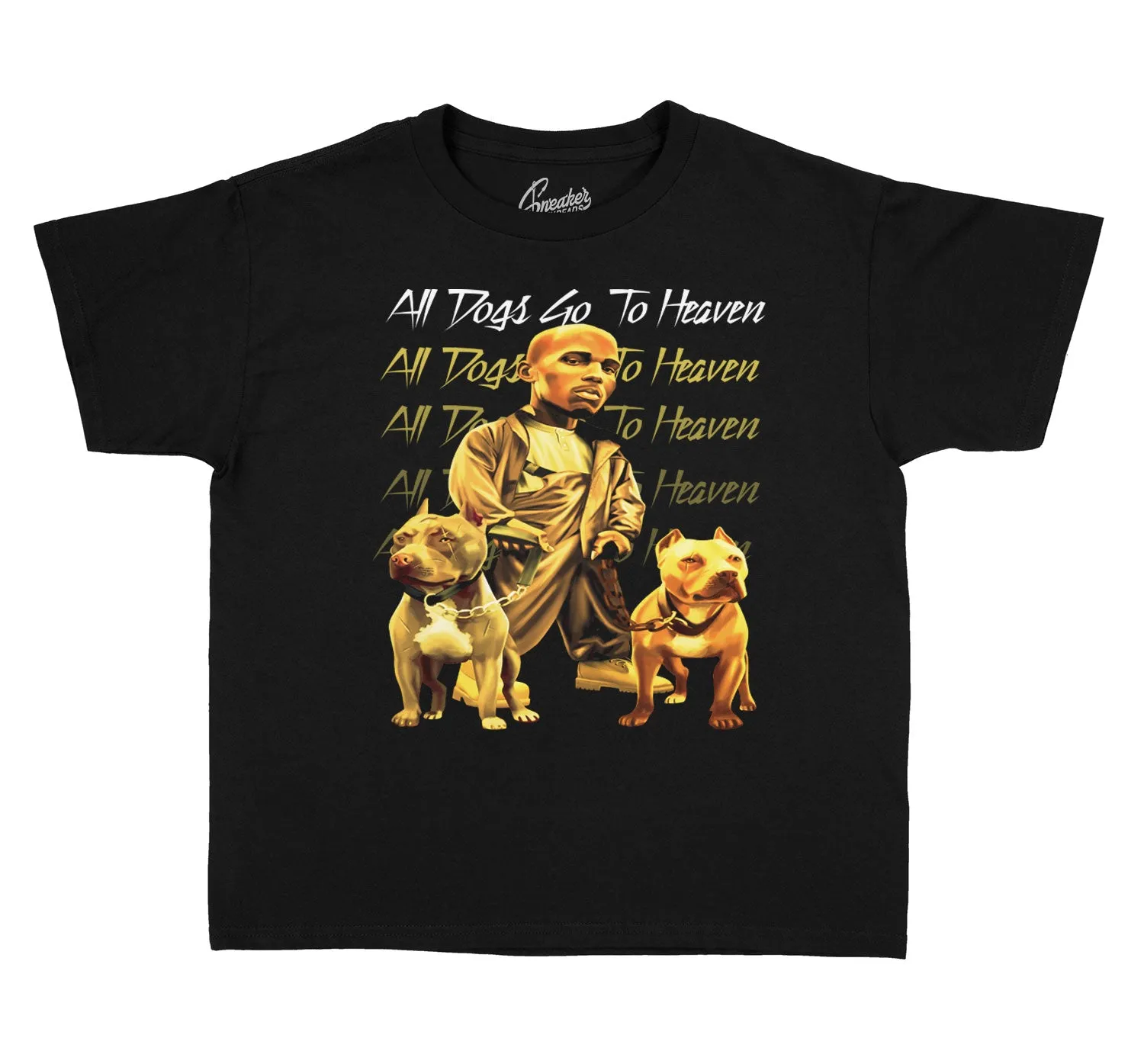 Kids Lightning 4 Shirt - All Dogs - Black