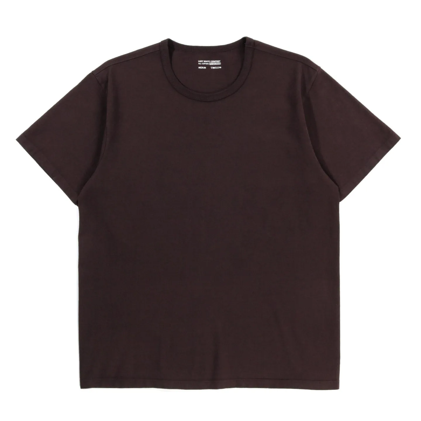 LADY WHITE CO. T-SHIRT DEEP BROWN