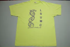 LSUMC Vintage 80's Graduate Studies 1989 Louisiana State University T-Shirt