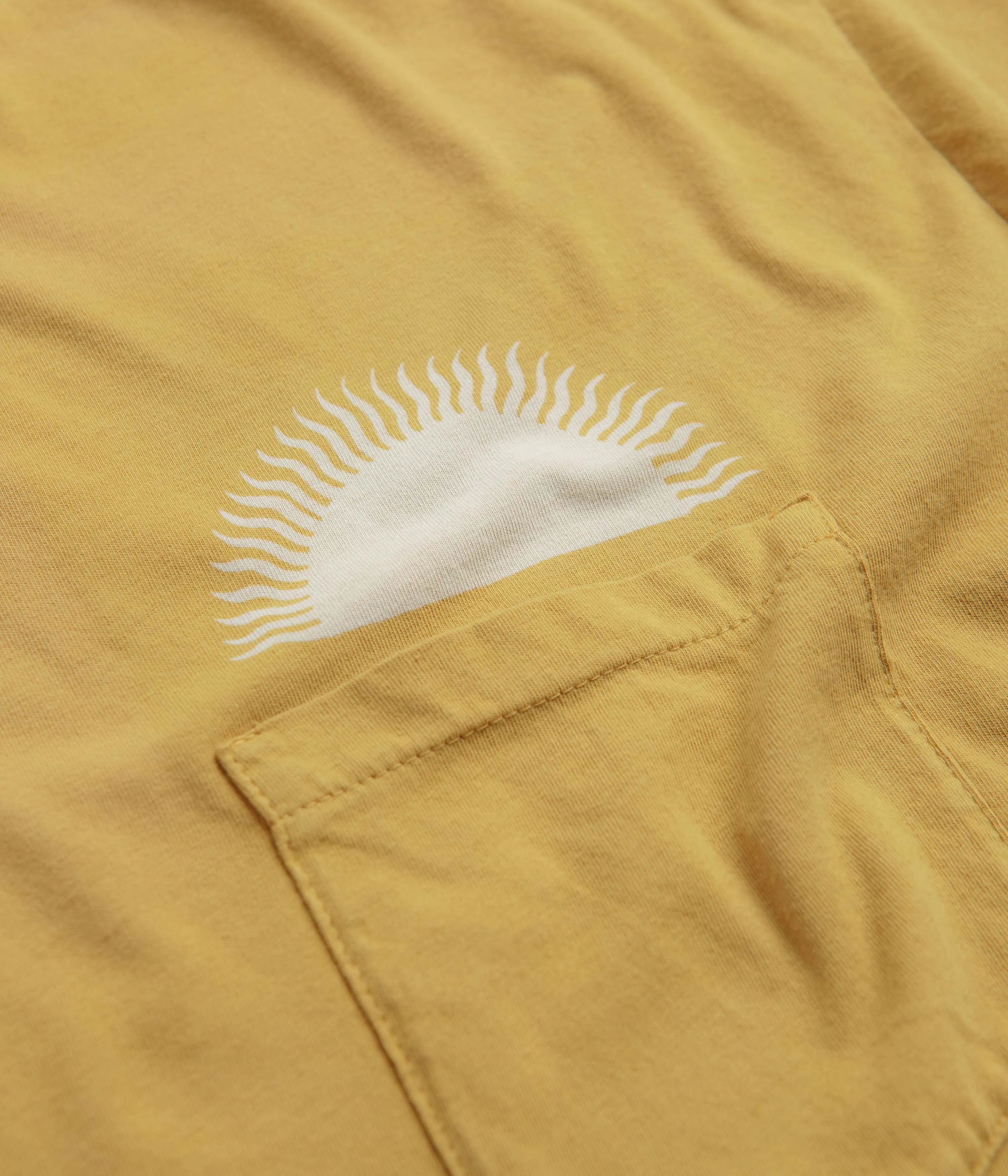 Mollusk Country Sun T-Shirt - Mustard