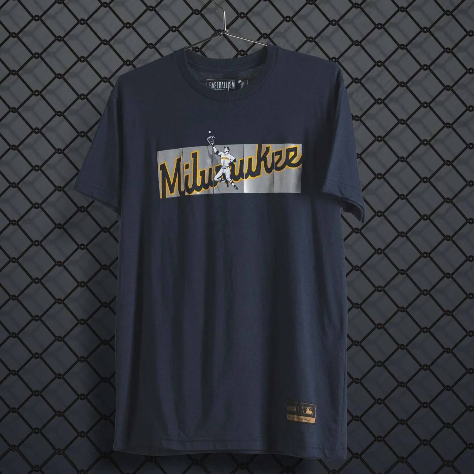 Outfield Fence Tee - Milwaukee Brewers