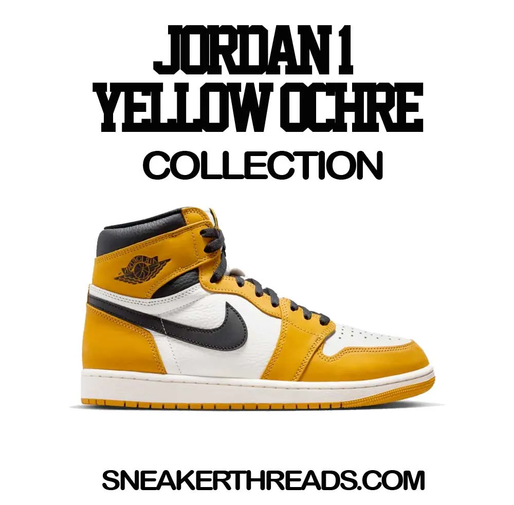 Retro 1 Yellow Ochre Shirt - Fresh & Klean- Black