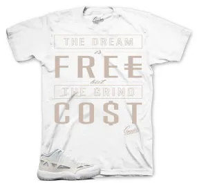 Retro 11 IE Orewood Brown Shirt - Cost - White