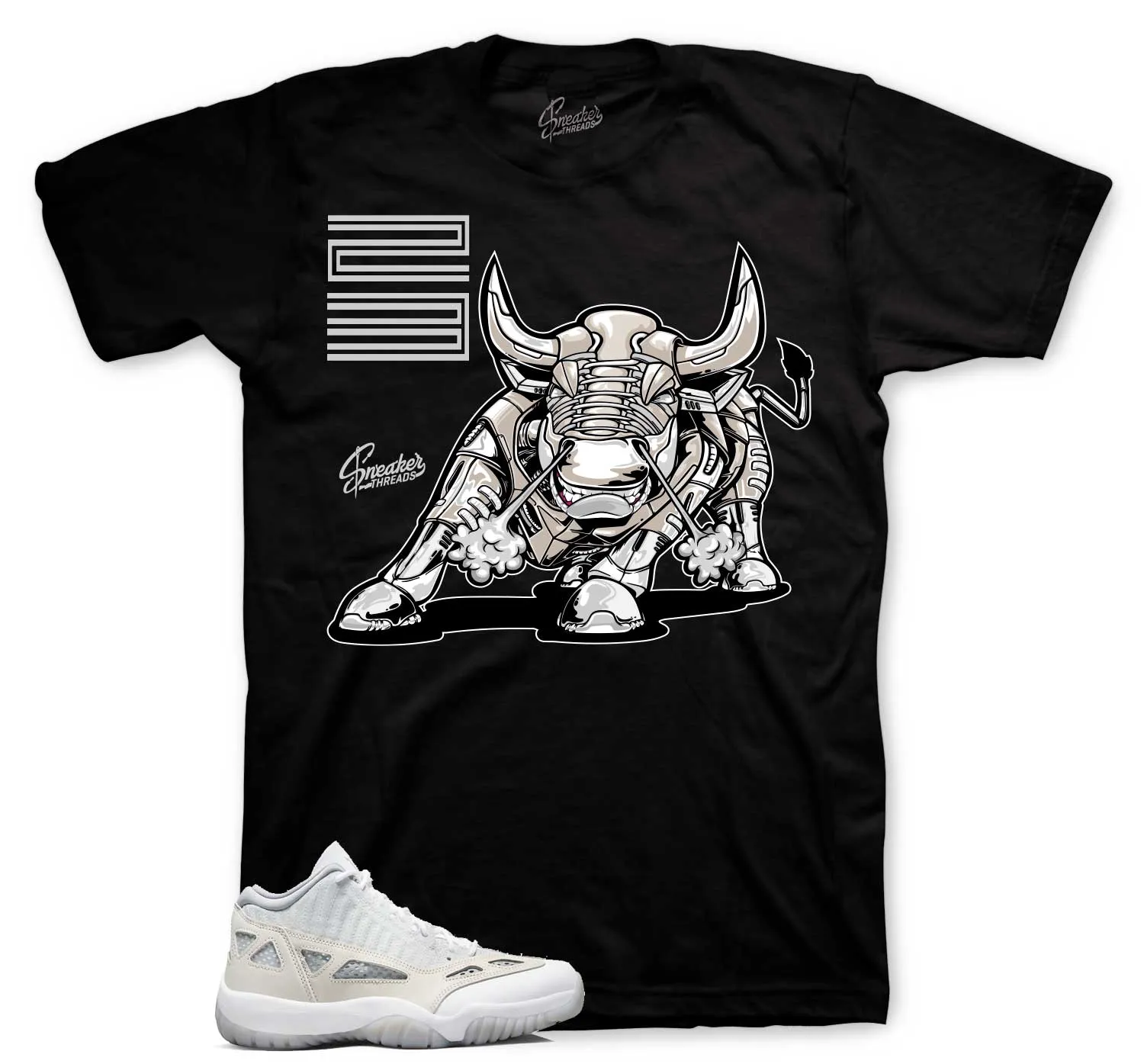 Retro 11 IE Orewood Brown Shirt - No Bull - Black