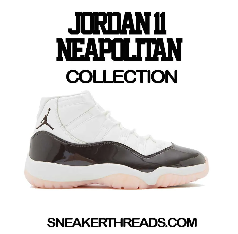 Retro 11 Neapolitan Shirt - Clean Pair - Brown