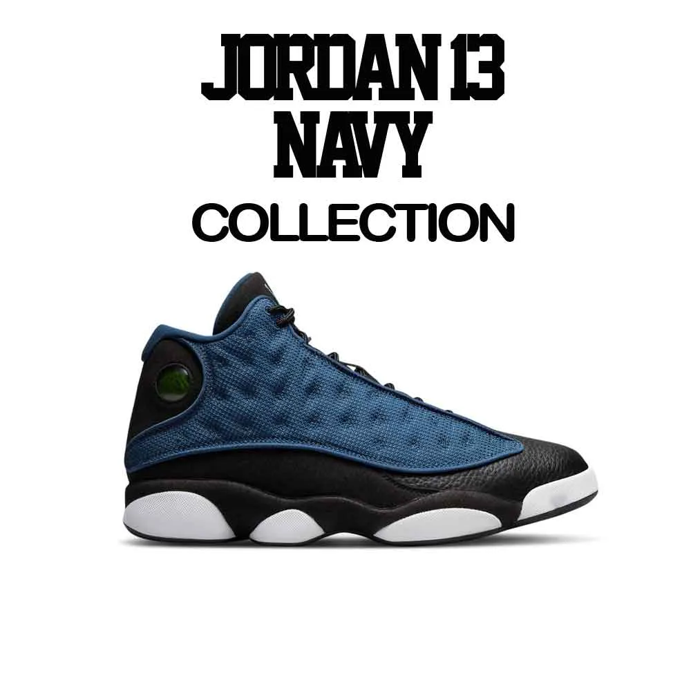 Retro 13 Brave Blue Shirt - Killa Season - Black