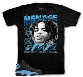 Retro 13 University Blue Shirt - Nineties - Black