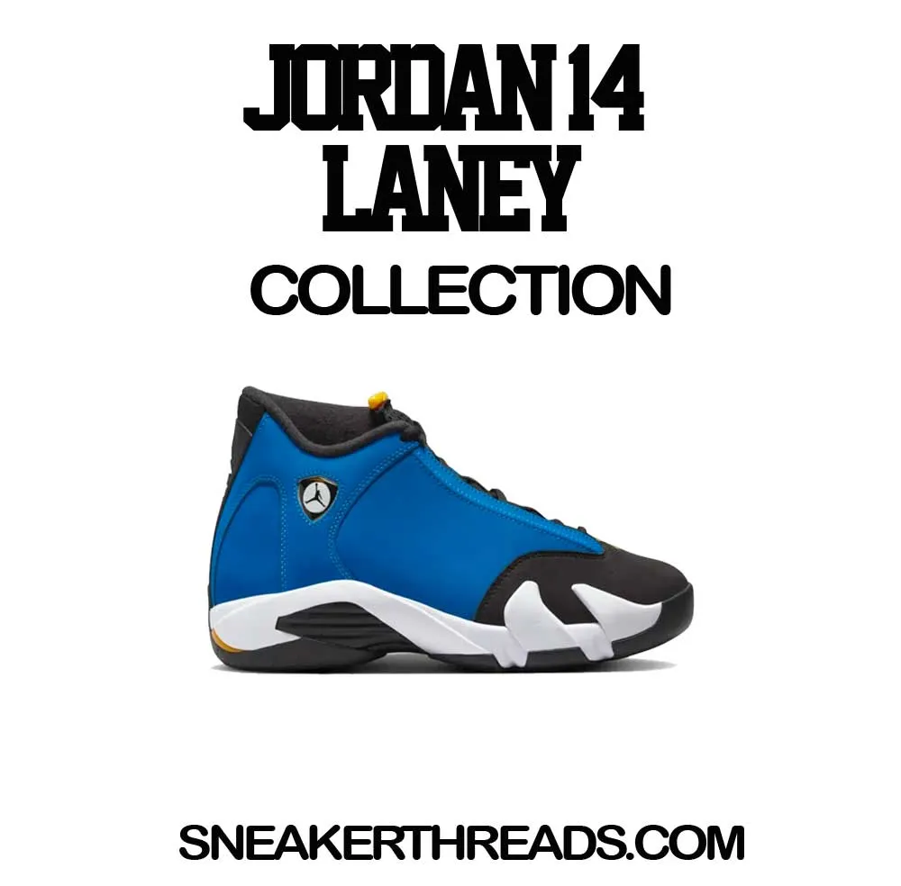 Retro 14 Laney Shirt - Raging Face - Yellow