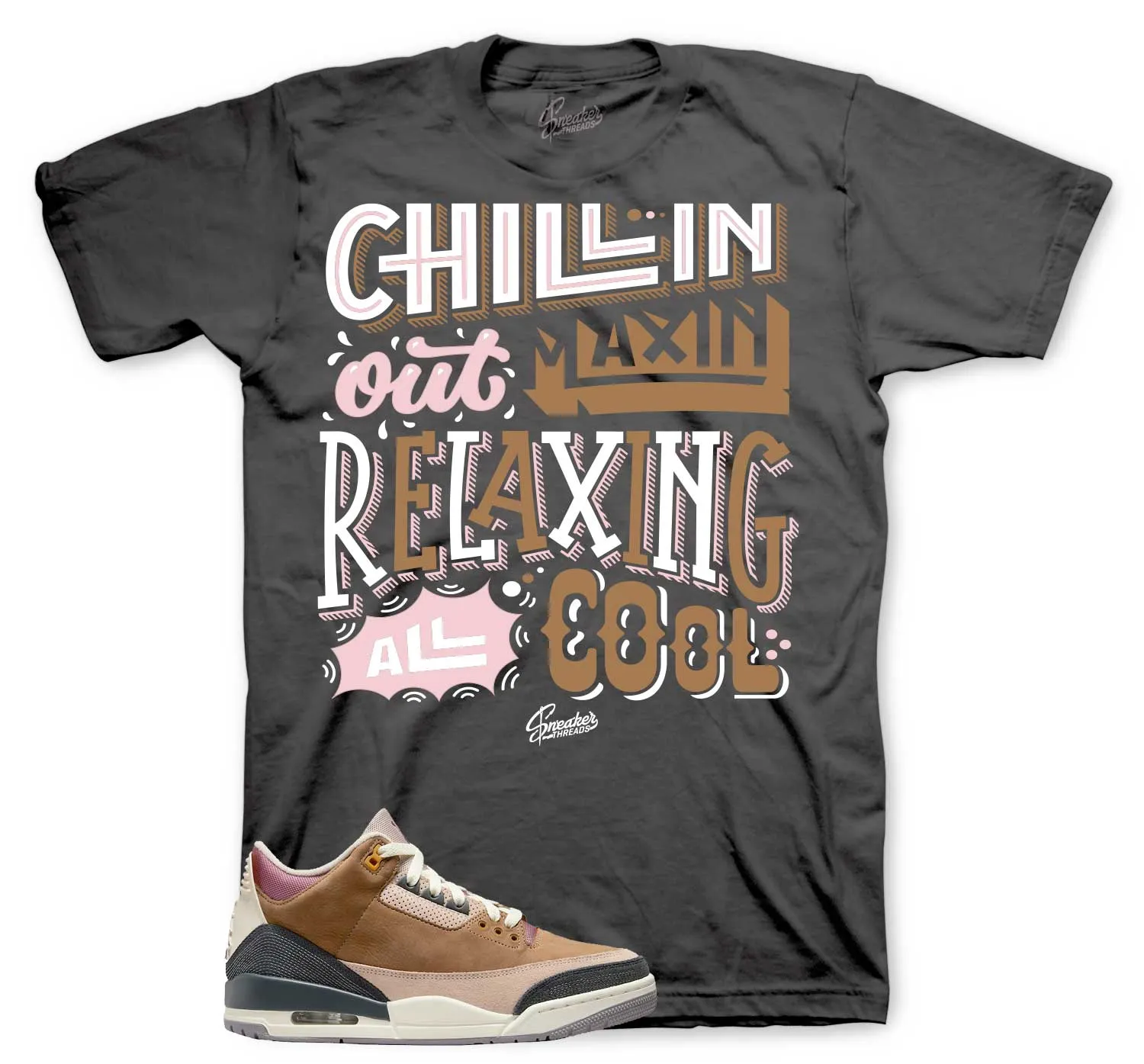 Retro 3 Archaeo Brown Chillin Shirt