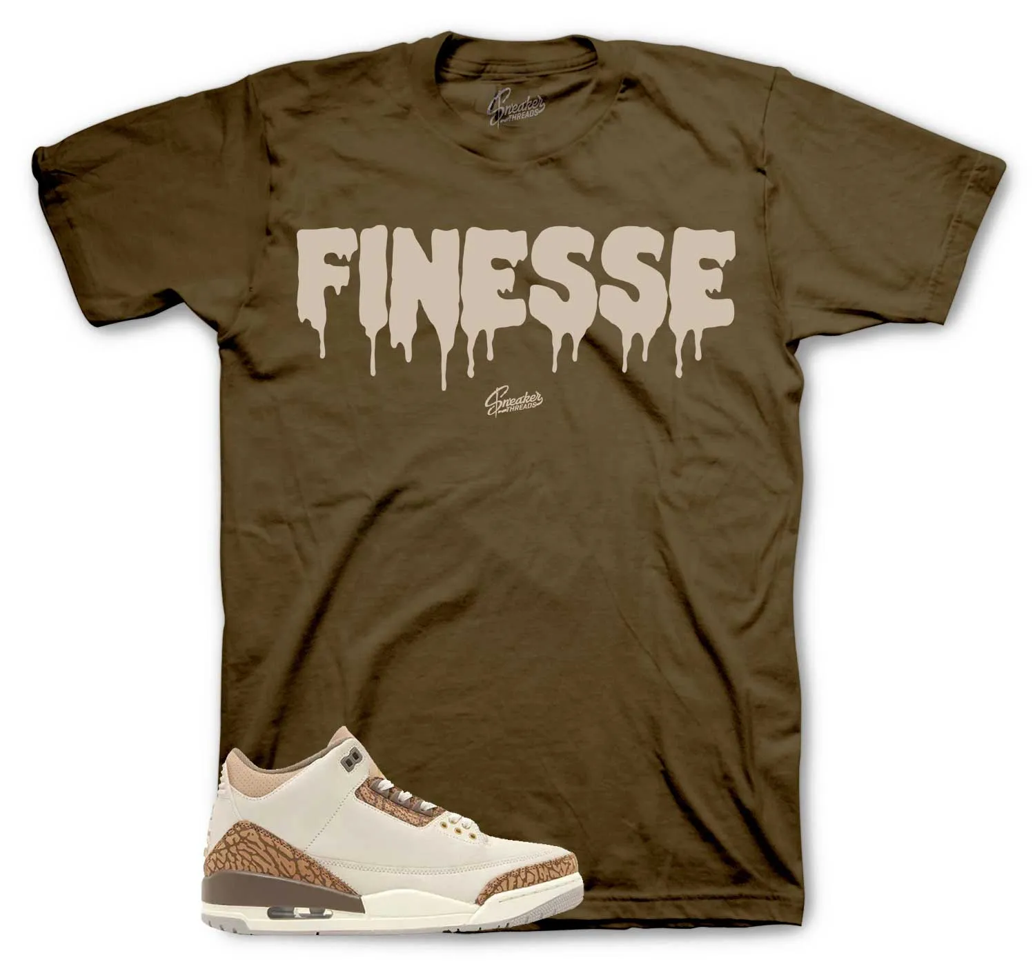 Retro 3 Palomino Shirt - Finesse - Brown