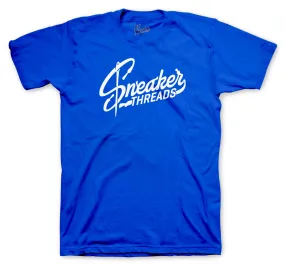 Retro 3 Racer Blue Shirt - ST Logo - Blue