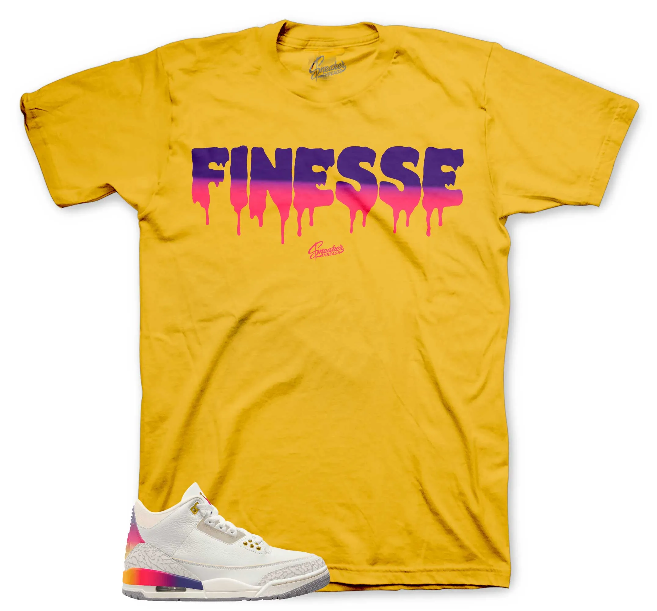 Retro 3 Sunset Shirt - Finesse - Golden Yellow